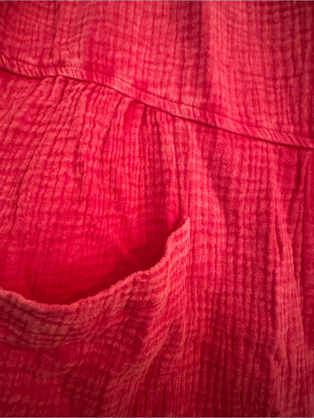 Red Washed Colored Romper ❤️ - Picture 3 of 5